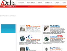 Tablet Screenshot of deltaelektroteknik.com